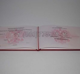 Диплом Кандидата Наук 2014г в Краснодаре